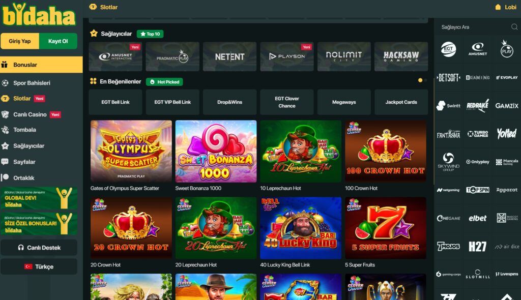 bidaha casino bölümü